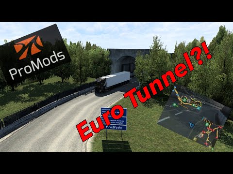 TruckersMP - Promods 2.61 - Euro Tunnel (Calais - Dover)