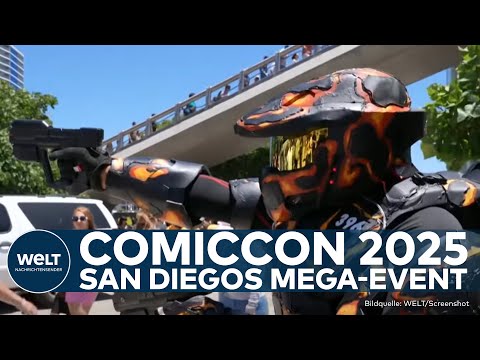 Video Thumbnail: SAN DIEGO: So verrückt ist die ComicCon: Superhelden, Stars & spektakuläres Cosplay