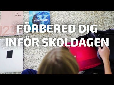 Förbered dig inför skoldagen