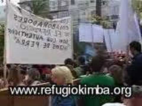 Manifestación en Cádiz contra la Perrera de Puerto Real