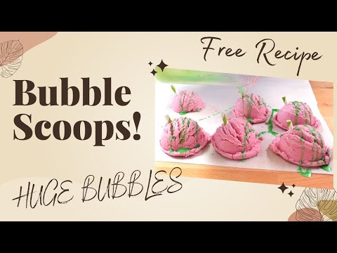 How to make BUBBLE SCOOPS | Bubble Bar recipe