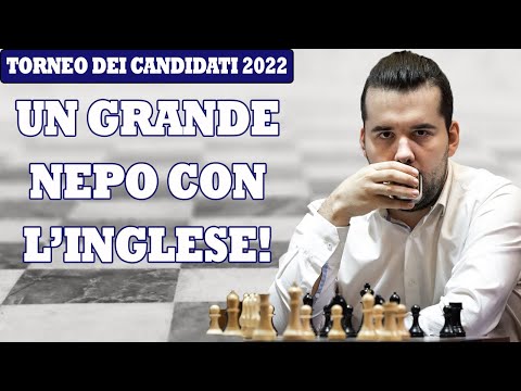 CHE VITTORIA PER NEPO CON L'APERTURA INGLESE | TORNEO DEI CANDIDATI 2022