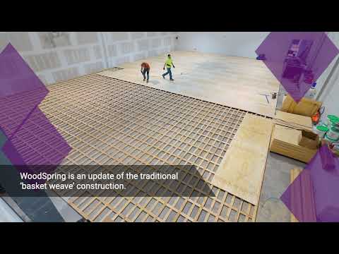 Harlequin WoodSpring® Sprung Floor System | Time Lapse Installation
