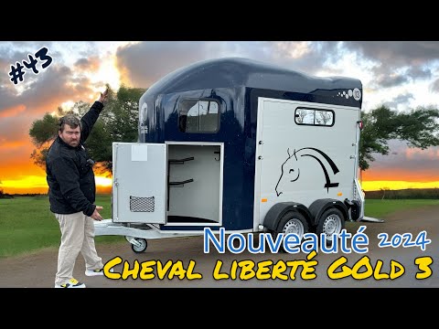 Van à chevaux GOLD 3 - Suspension PULMANN - 2 Places avec casier sellerie RTM - PTAC 1100 à 2600 kg - Aluminium - 3.2 x 1.67 m H = 2.35 m - Reference TOURING-COUNTRY_5