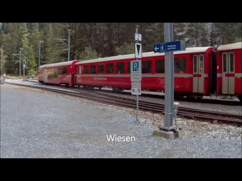 Rhätische Bahn 2019 mit Führerstandsmitfahrt im Bahnhof Disentis