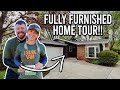 Our Fully Furnished New Home Tour | Randy Santel & Katina Eats Kilos