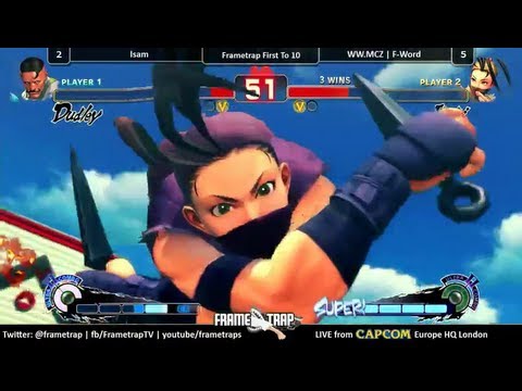 Frame Trap x Capcom: F-Word (Ibuki) VS Isam (Dudley/Cammy) FT10 - SSF4: AE Ver. 2012
