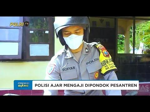 BHABINKAMTIBMAS POLRES JEMBER AJARKAN MENGAJI DAN KEWIRAUSAHAAN DI PONDOK PESANTREN