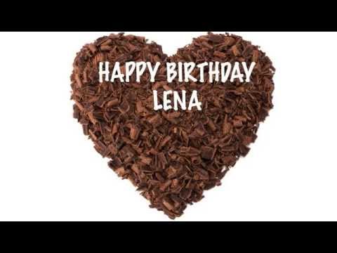 LenaLeena  Chocolate - Happy Birthday