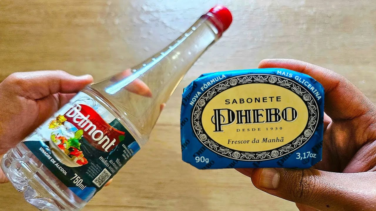 MORRIA E NÃO SABIA: É só bater VINAGRE com SABONETE e não precisa mais gastar no mercado