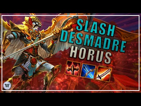 HORUS, NUEVO ADC EN EL JUEGO?? | SLASH DESMADRE || Smite Gameplay Slash Español