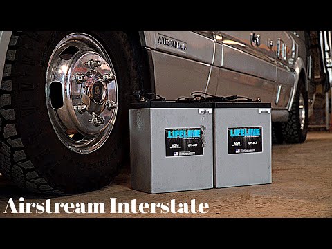 2014 Airstream Interstate Battery Upgrade Part 2 | Lifeline gpl-6ct | Best RV AGM Battery