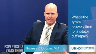 Typical Recovery Time after Rotator Cuff Tear Surgery