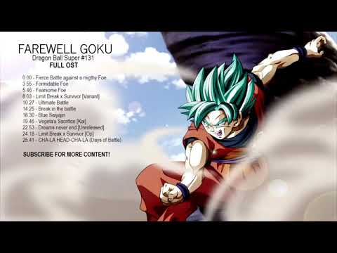 Farewell Goku! Dragon Ball Super #131 FULL OST