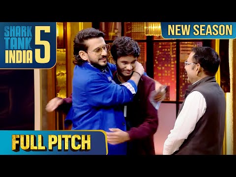 Aman ने गले लगाकर इस youngster को दिया cheque! | Shark Tank India S5 | Full Pitch
