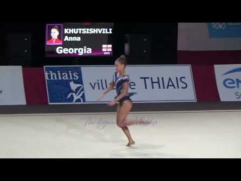 Anna KHUTSISHVILI (GEO) ball - 2024 Grand Prix Thiais AA