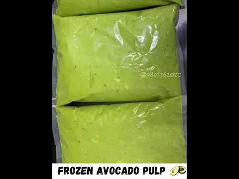 Frozen Avocado Fruit Pulp