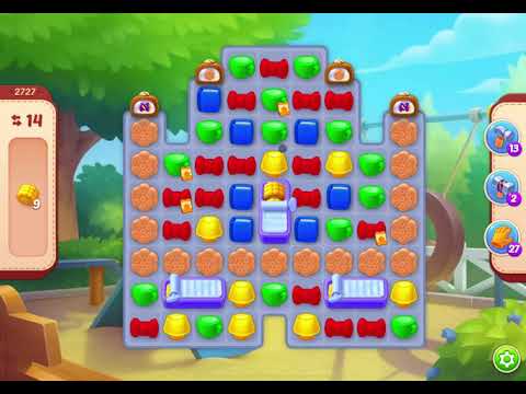 HomeScapes Level 2727 no boosters (15 moves)