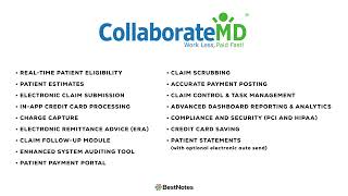 CollaborateMD RCM Billing Software Integration | BestNotes