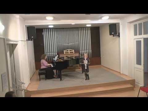 Jana Kalinowská C klarinet - třídní předehrávky ZUŠ Krnov