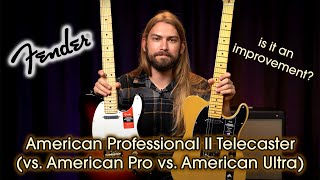 Video thumbnail for The Ultimate American Telecaster Comparison | American Pro II vs. American Pro and American Ultra by Alamo Music Center