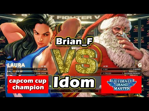SFV Idom (Laura) VS Brian_F (G) Game Street Fighter V