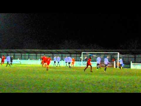 Witham Town 3-1 Harrow Borough.  Ryman Isthmian League Premier Division.  Tue17Feb2015