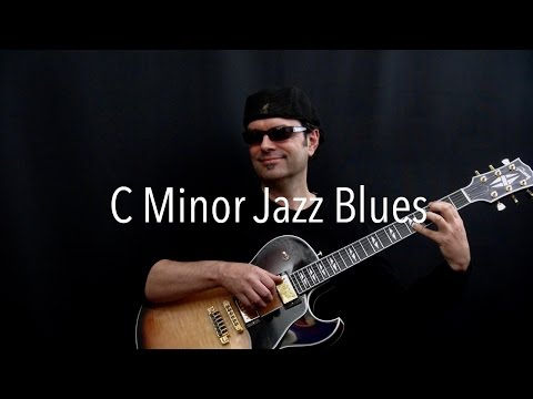 C Minor Jazz Blues - Achim Kohl - Jazz Guitar Improvisation with tabs
