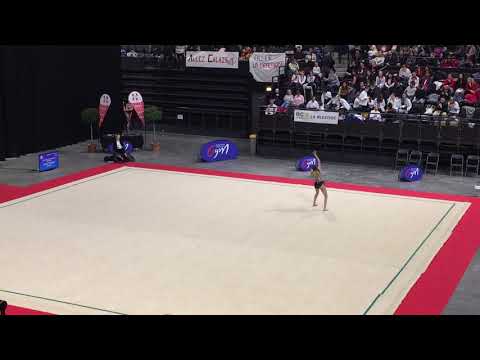 Sawsan Charrabi massues - Nat A 14-15 ans - France Chambéry 2019