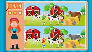 Viki Spotter: The Farm, Level 8 Walkthrough, 1080p/60FPS.