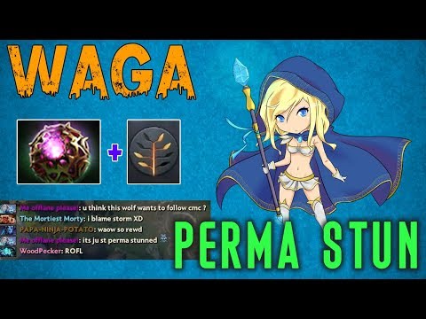 Crystal maiden PERMA STUN with Octarine Core + Talent 25 4.5s Frostbite