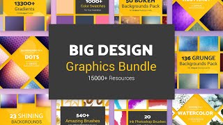 Big Design Graphic Bundle (15,000+ Resources): Lifetime Subscription