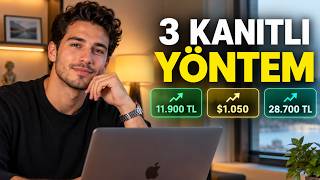 İNTERNETTEN PARA KAZANMANIN 3 KANITLI YÖNTEMİ! (Ücretsiz) - Evden Para Kazanma Y