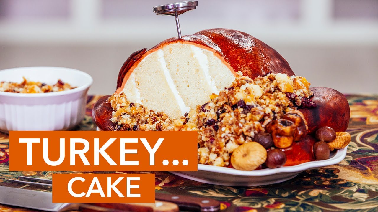 Watch me make a turkey out of CAKE this Thanksgiving!