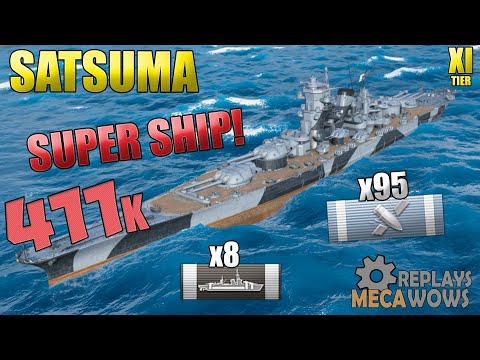 SUPERSHIP Satsuma DEVASTATING The Enemy | World of Warships