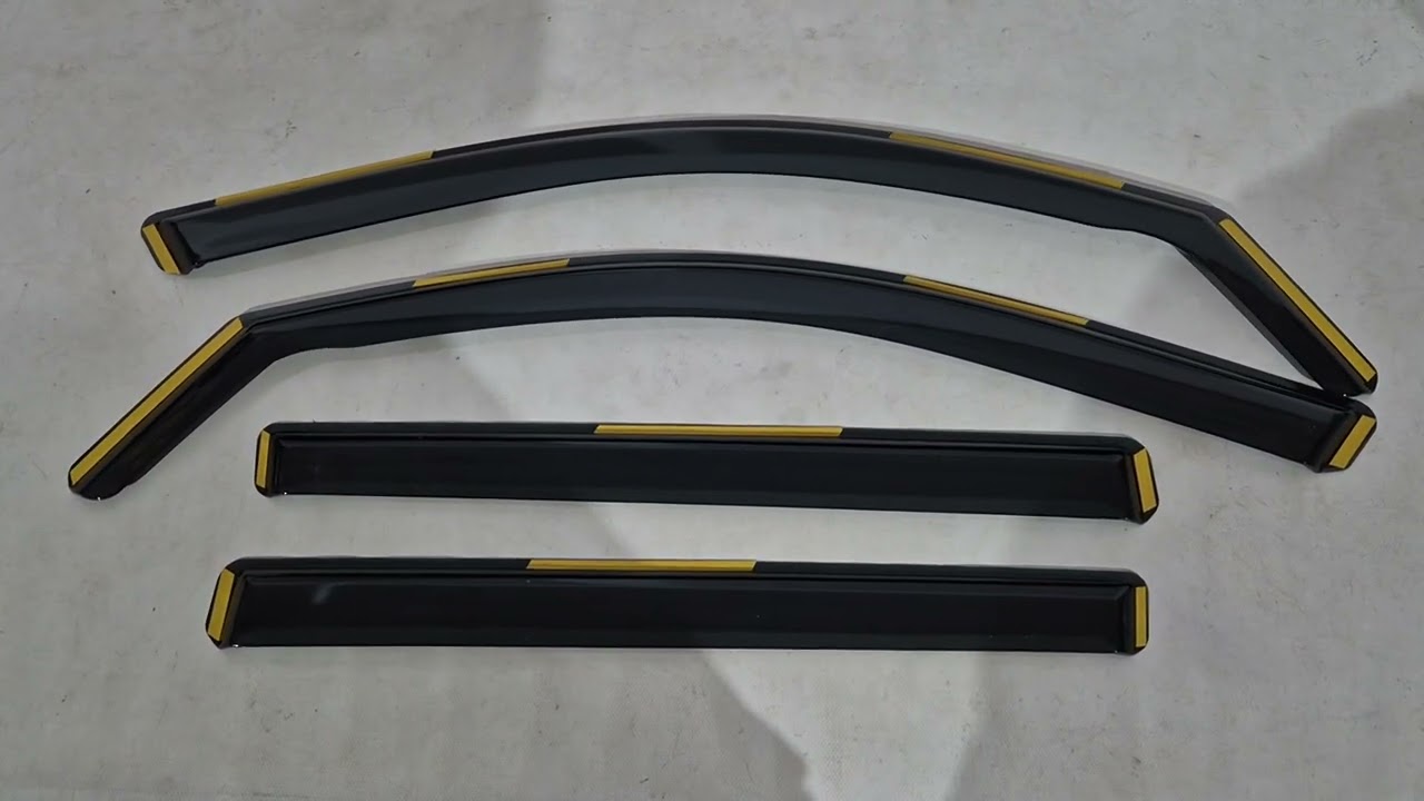 Skoda Kodiaq 2016-2023 рр. Вітровики вставні Niken Luxury (4 шт) Video 1