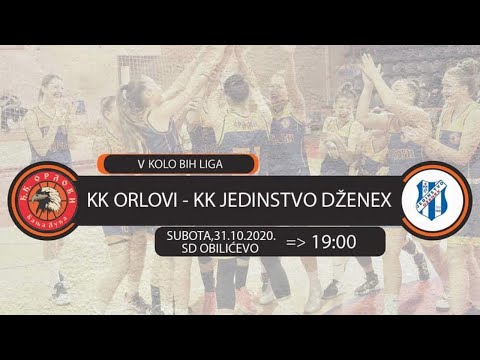 ŽKK Orlovi vs ŽKK Jedinstvo Dženex 5. kolo BiH Premijer lige sezona 2020/21