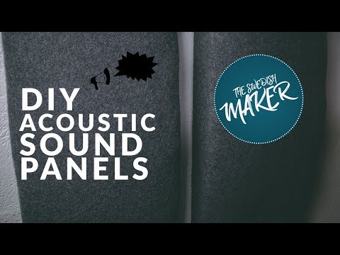 DIY // How To Make Cheap Acoustic Sound Panels