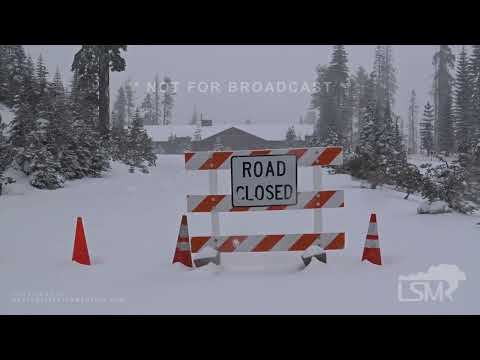 11-07-2022 Butte Meadows/Mineral, CA - Major Winter Snowstorm, White Out Conditions, Spin Outs