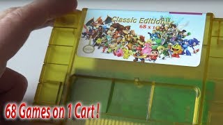 Super Nintendo - 68 in 1 - Classic Edition | Multi RPG Game Cart Review