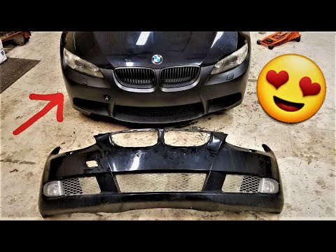 Installing Upgraded BMW E92 M3 Bumper / How To Remove Stock BMW Bumper
