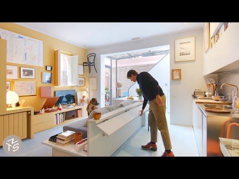 NEVER TOO SMALL Furniture Designer’s Small Barcelona Apartment - 44sqm/484sqf