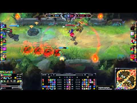 SKT T1 Faker Zed vs Azir, Azir vs Nidalee MID Ranked Challenger Korea 003