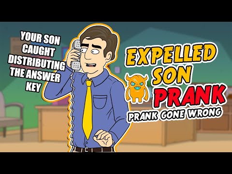 Expelled Son Gives Dad Heart Attack (Prank Gone Wrong)