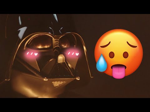 Darth Vader burns Obi-Wan but it's kinky