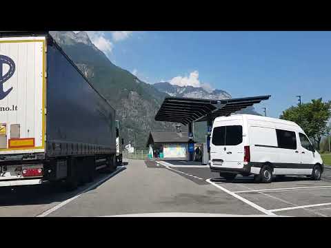 Schweiz A2, vom Teiftaltunnel, Langlauitunnel, Intschitunnel, Plattitunnel, Gotthard Raststätte Nord