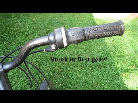Bicycle Grip Shift Stuck:  Quick Fix without Replacing Cable