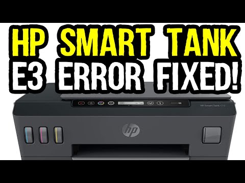 Как исправить ошибку HP Smart Tank 515 E3?