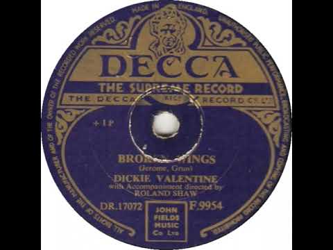 UK New Entry 1953 (14) Dickie Valentine - Broken Wings
