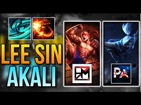 LEE SIN + AKALI = BROKEN | ONLY LEE SIN Unranked to Diamond #21 - League of Legends